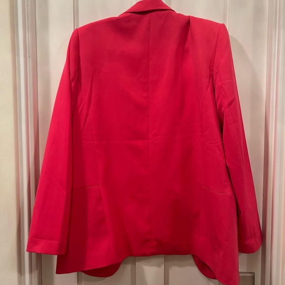 Bright Coral/Watermelon Blazer from WHBM Size 12 - Picture 2 of 3